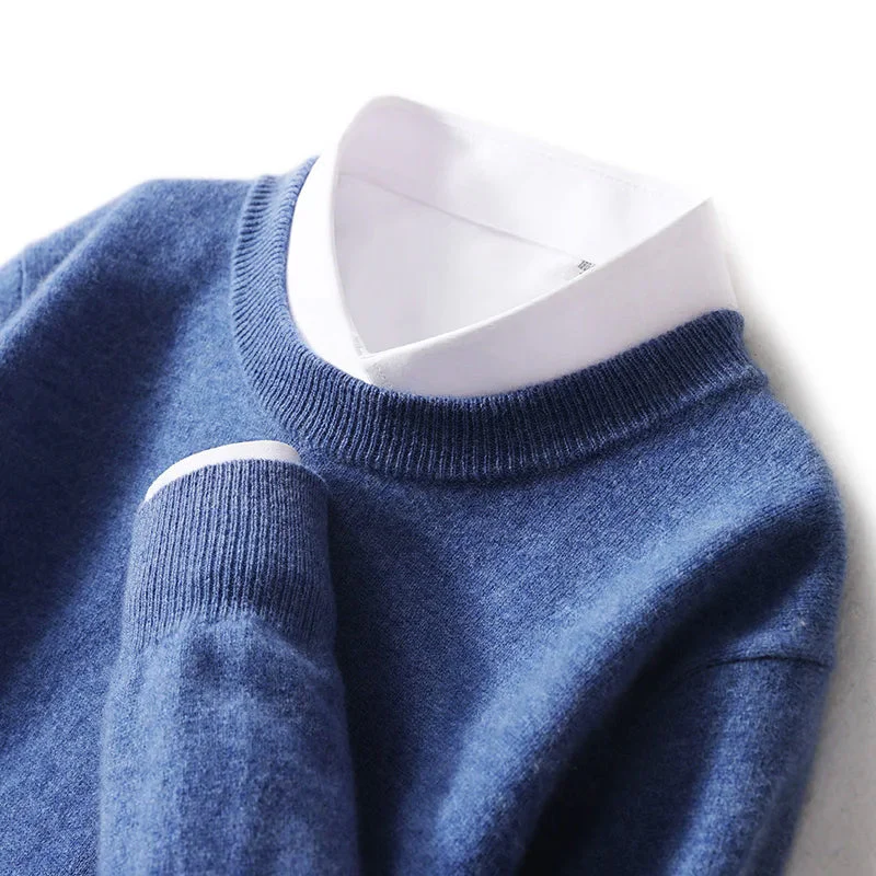 PureWool Men’s Crew Neck Sweater - Image 2