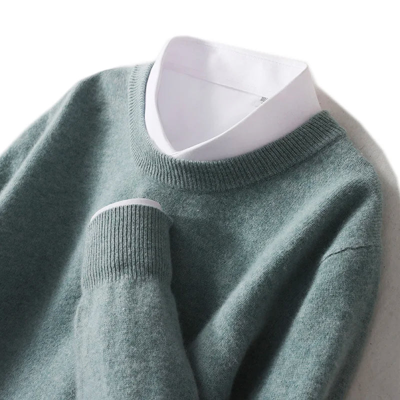 PureWool Men’s Crew Neck Sweater - Image 3