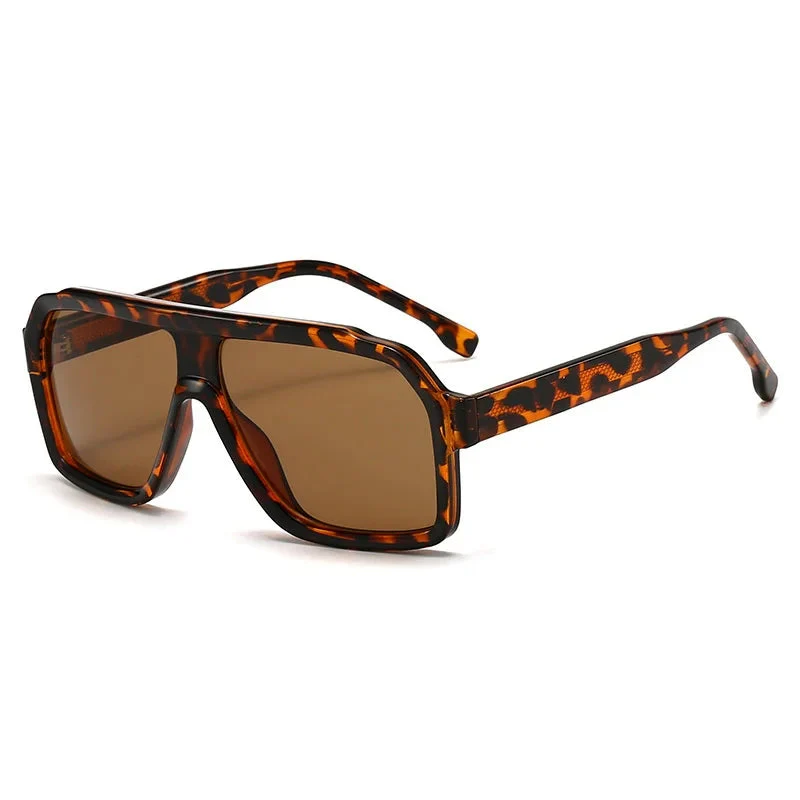 Retro Oversized Sunglasses with Square Lenses - Image 2