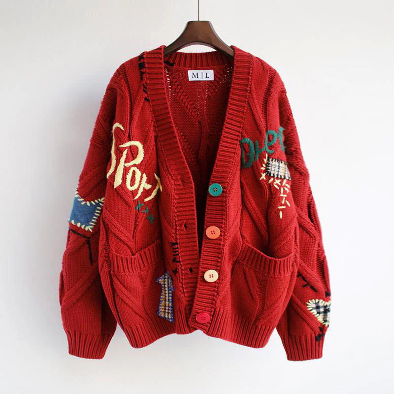Retro Revival Cardigan by Valentina Rossi - Image 3