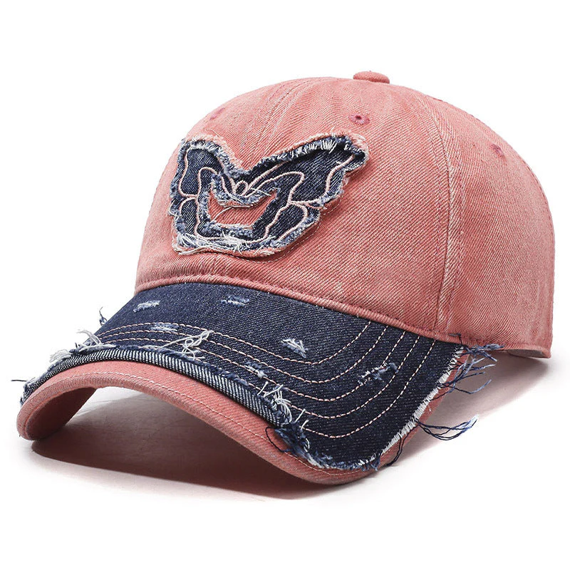 Retro Wings Denim Baseball Cap - Image 5