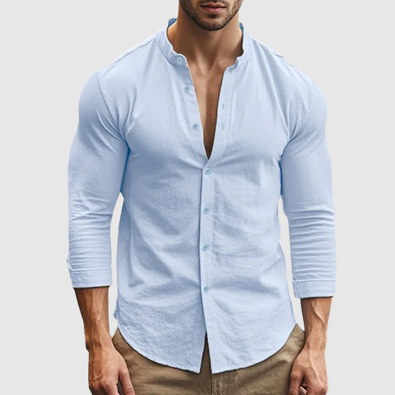 Roberto Russo Breezy Linen Shirt - Image 3