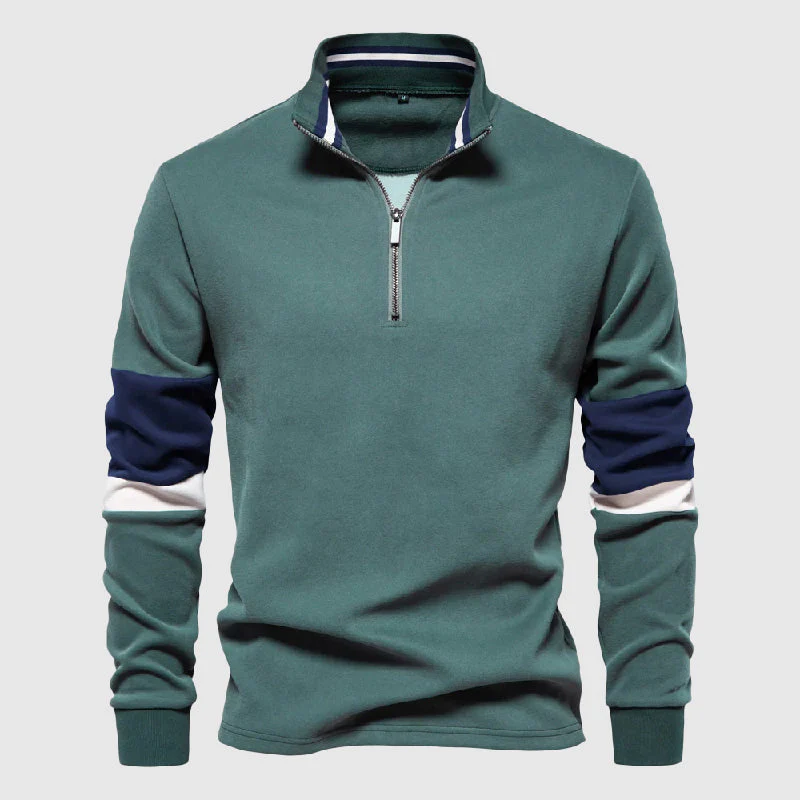 Roberto Russo Casual Patchwork Pullover - Image 3