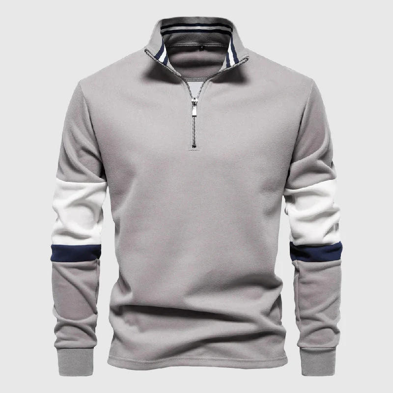 Roberto Russo Casual Patchwork Pullover - Image 4