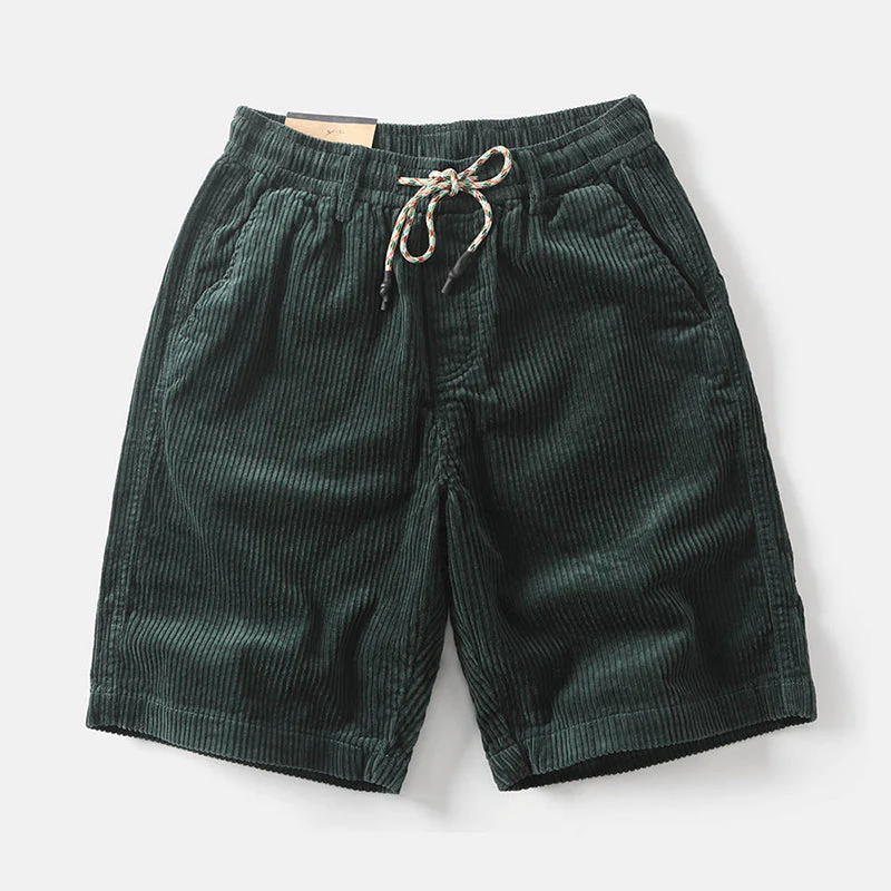 Roberto Russo Corduroy Drawstring Shorts - Image 3