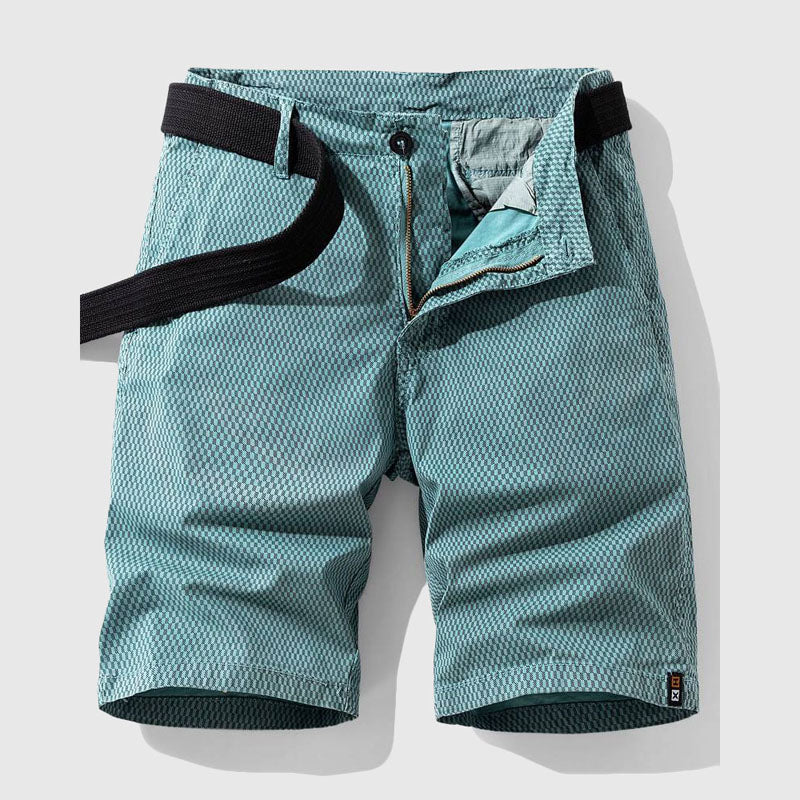 Roberto Russo Cotton Shorts with Textured Pattern - Image 5