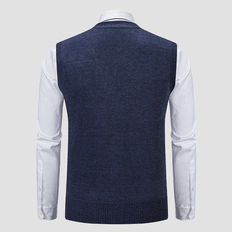 Roberto Russo Diamond Knitted Vest - Image 7