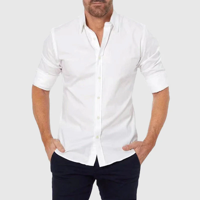 Roberto Russo Fitted Shirt with Integrated Zipper - Image 5