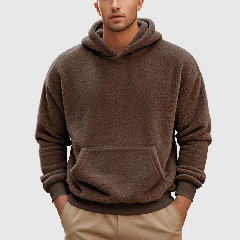 Roberto Russo Fleece Hooded Pullover - Image 4
