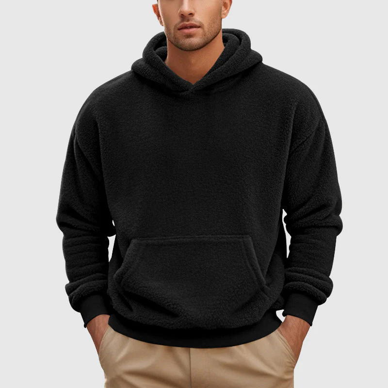 Roberto Russo Fleece Hooded Pullover - Image 5