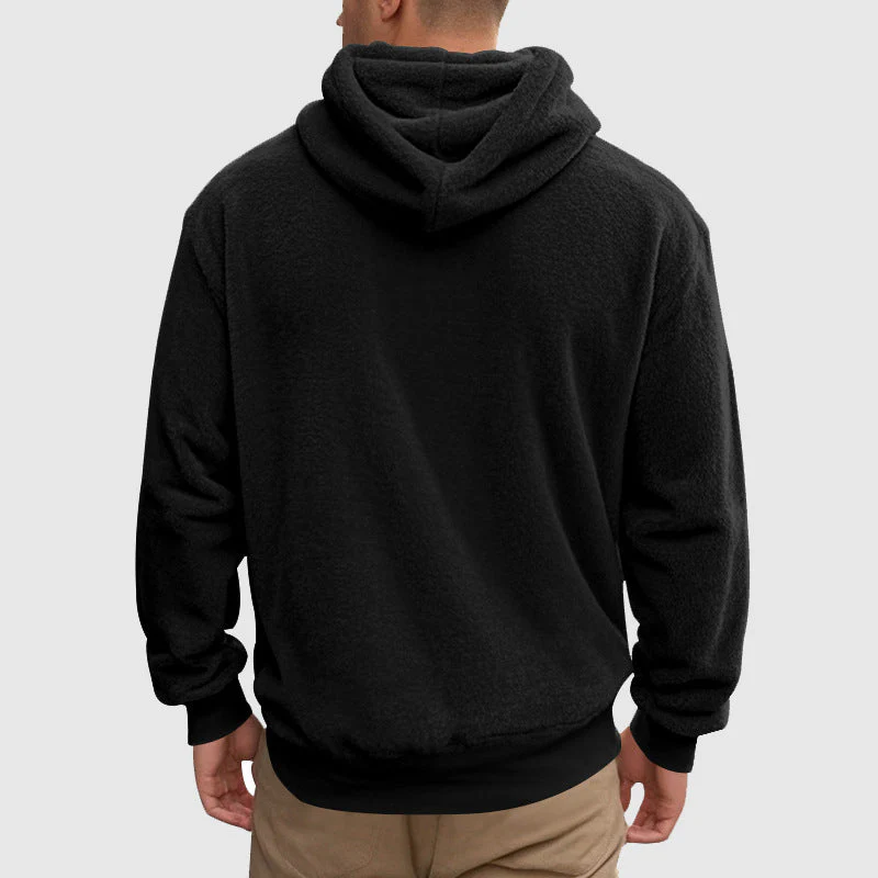 Roberto Russo Fleece Hooded Pullover - Image 7