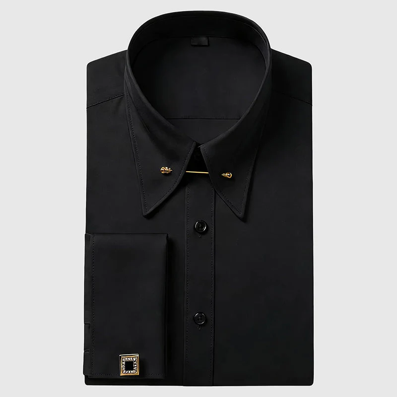 Roberto Russo Formal Shirt with French Cuffs - Image 2