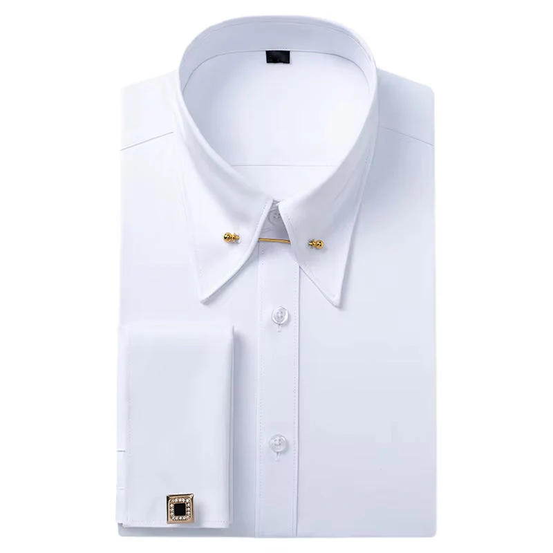 Roberto Russo Formal Shirt with French Cuffs - Image 3