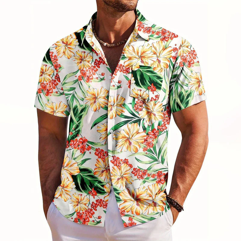Roberto Russo Hawaiian Button-Up Shirt - Image 5