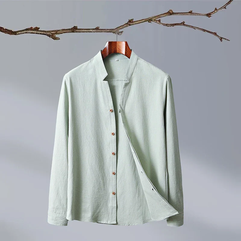 Roberto Russo Japanese Style Long Sleeve Shirt - Image 4
