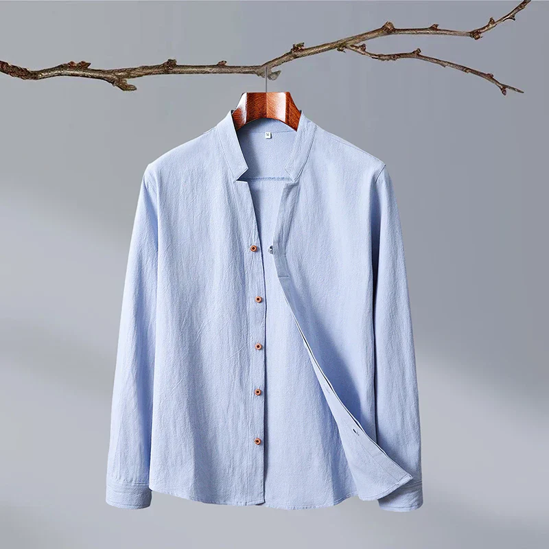 Roberto Russo Japanese Style Long Sleeve Shirt - Image 5
