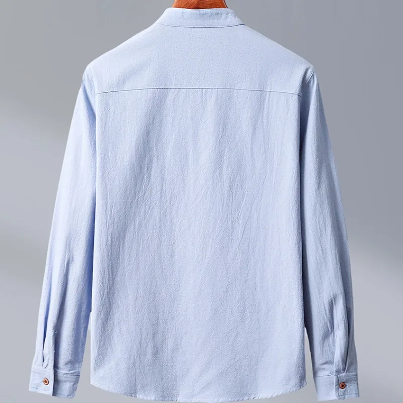 Roberto Russo Japanese Style Long Sleeve Shirt - Image 6