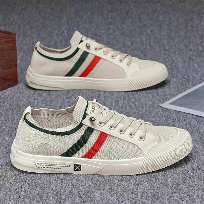 Roberto Russo Lace-Up Sneakers with Mesh Upper - Image 3