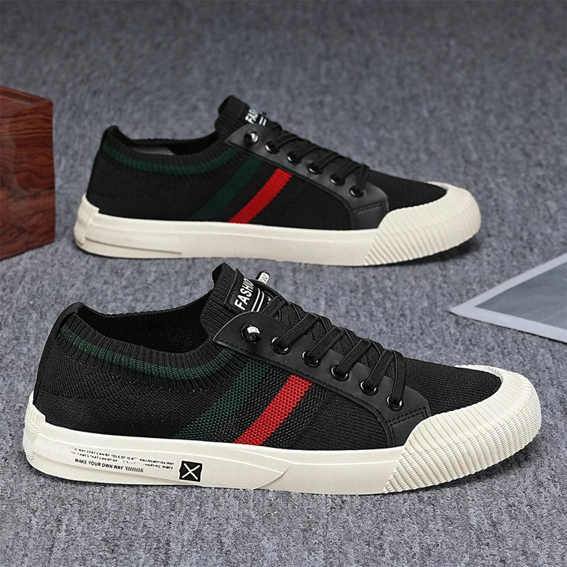 Roberto Russo Lace-Up Sneakers with Mesh Upper - Image 5
