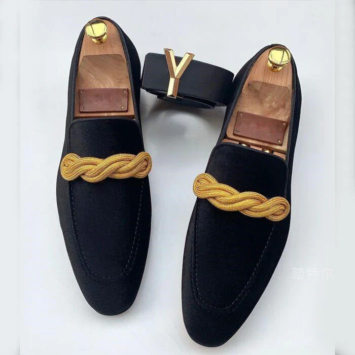 Roberto Russo L'Élégance Velours Loafers - Image 4