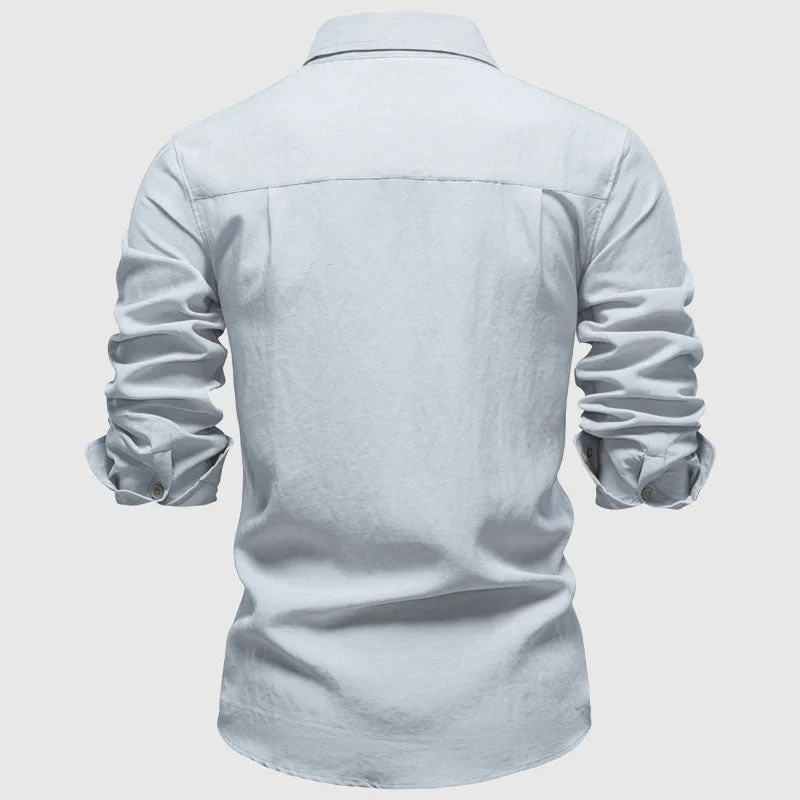 Roberto Russo Long Sleeve Button Up Shirt - Image 5