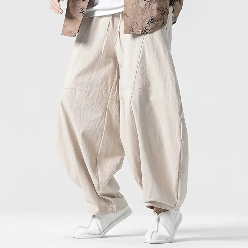 Roberto Russo Loose-Fit Cotton Harem Pants - Image 2