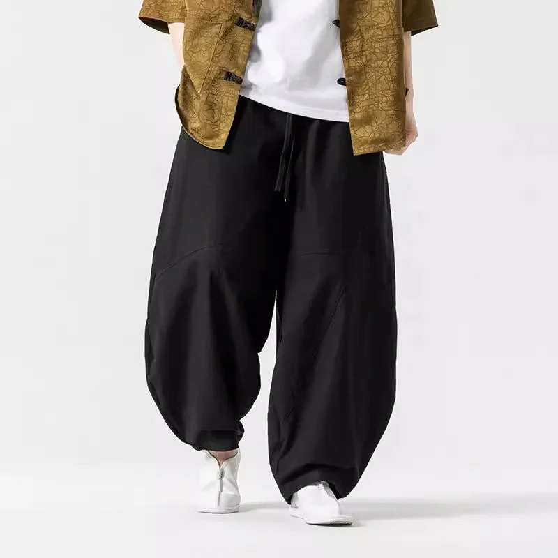 Roberto Russo Loose-Fit Cotton Harem Pants - Image 3