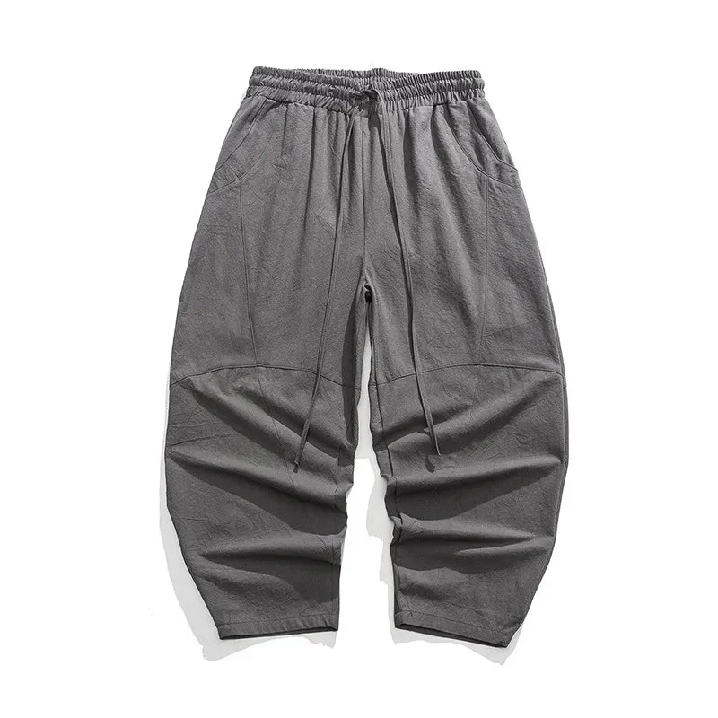 Roberto Russo Loose-Fit Cotton Harem Pants - Image 4