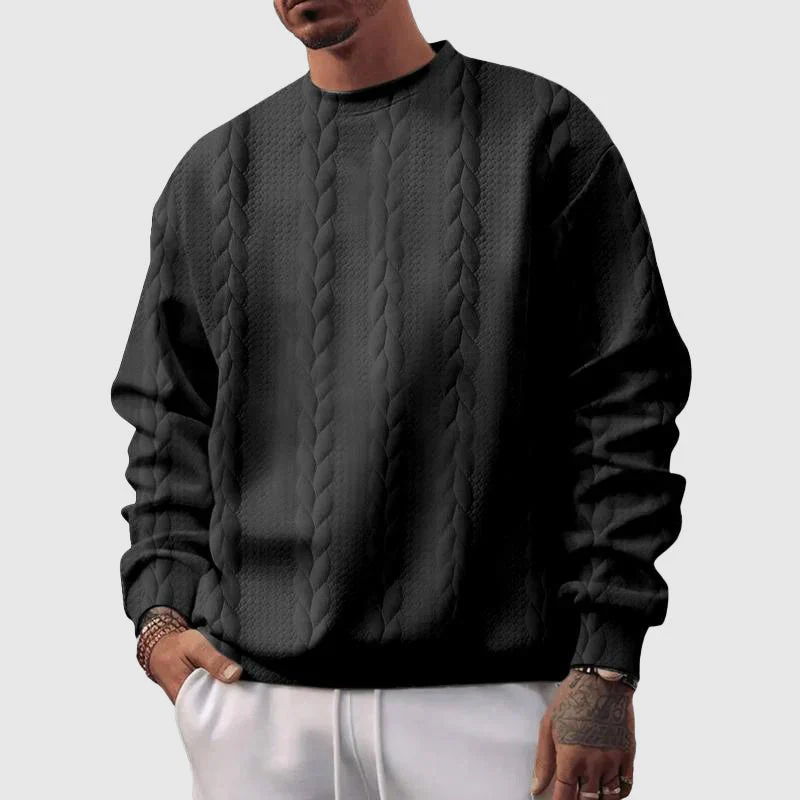 Roberto Russo Loose Jacquard Sweatshirt - Image 3