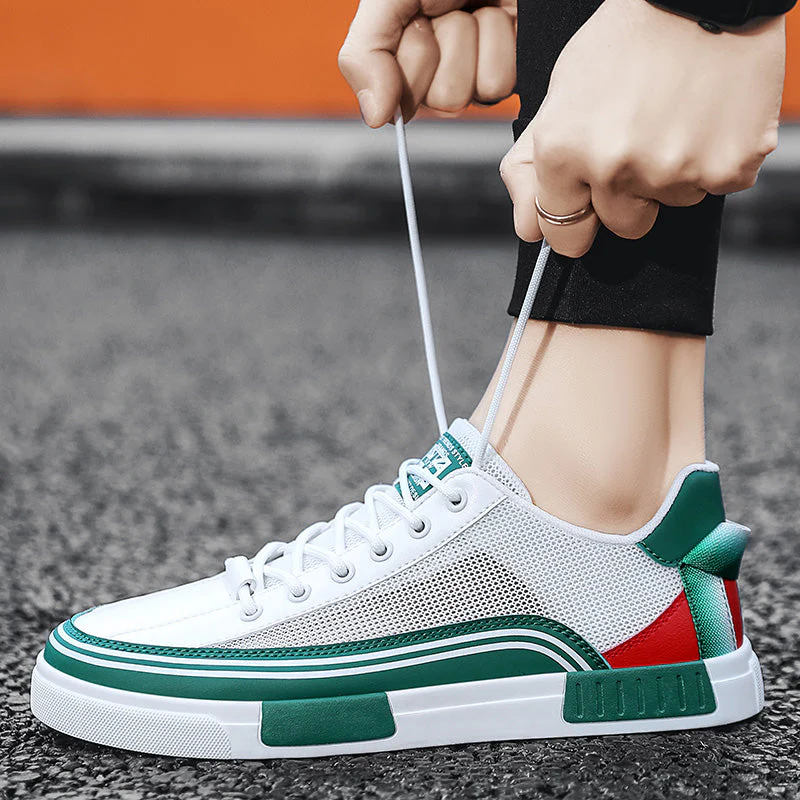 Roberto Russo Low-Top Sneakers with Mesh Panels - Image 7