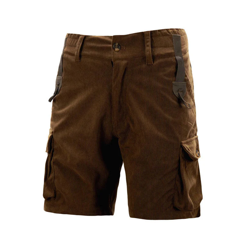 Roberto Russo Outdoor Corduroy Cargo Shorts - Image 4