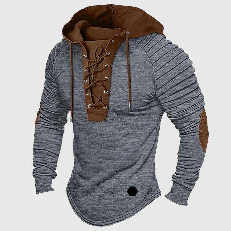 Roberto Russo Pioneer Lace-Up Hooded Sweater - Image 2