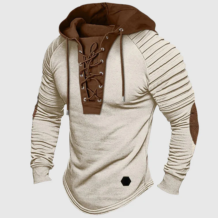 Roberto Russo Pioneer Lace-Up Hooded Sweater - Image 3