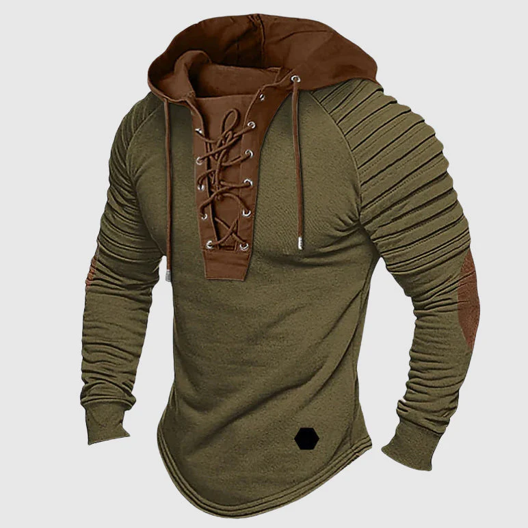 Roberto Russo Pioneer Lace-Up Hooded Sweater - Image 4