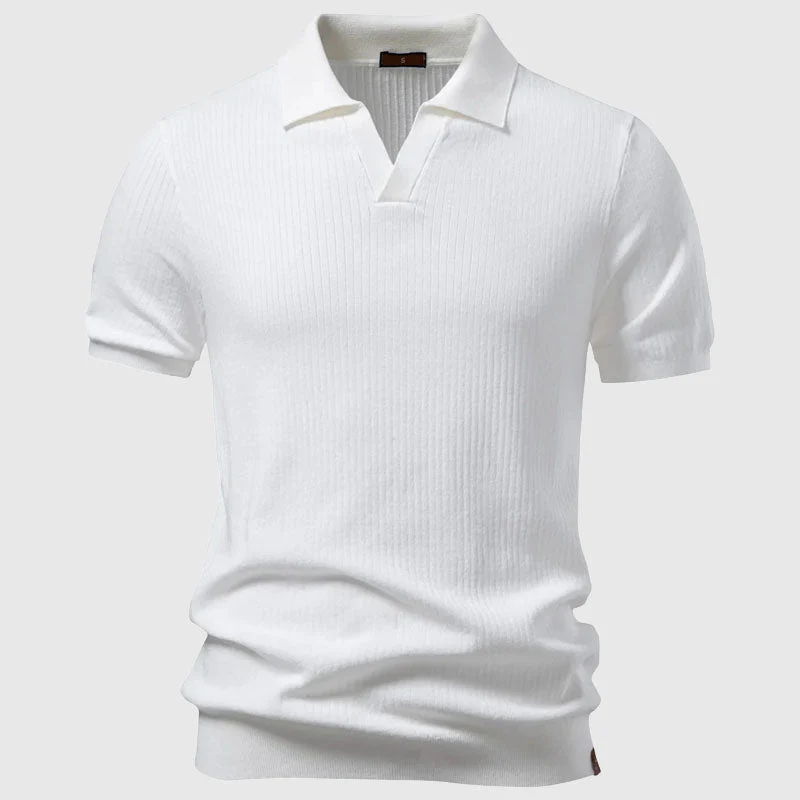 Roberto Russo Polo Shirt with Open Collar - Image 2