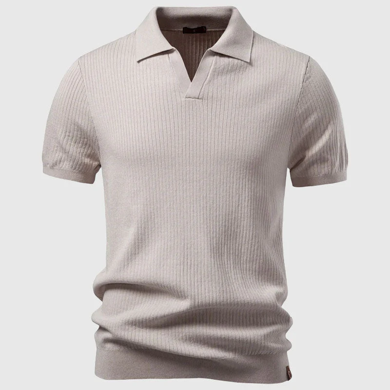 Roberto Russo Polo Shirt with Open Collar - Image 3