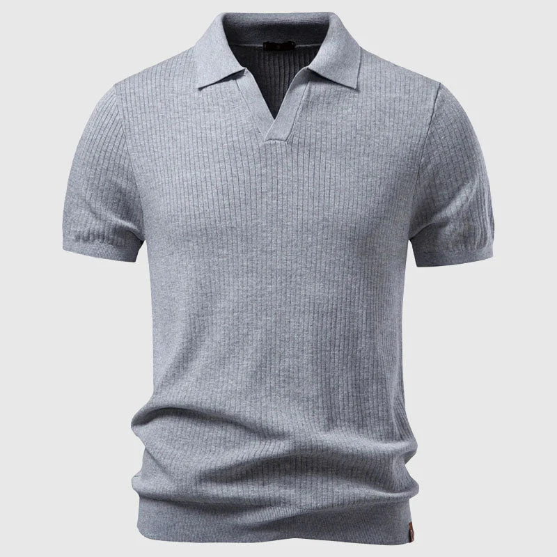 Roberto Russo Polo Shirt with Open Collar - Image 4