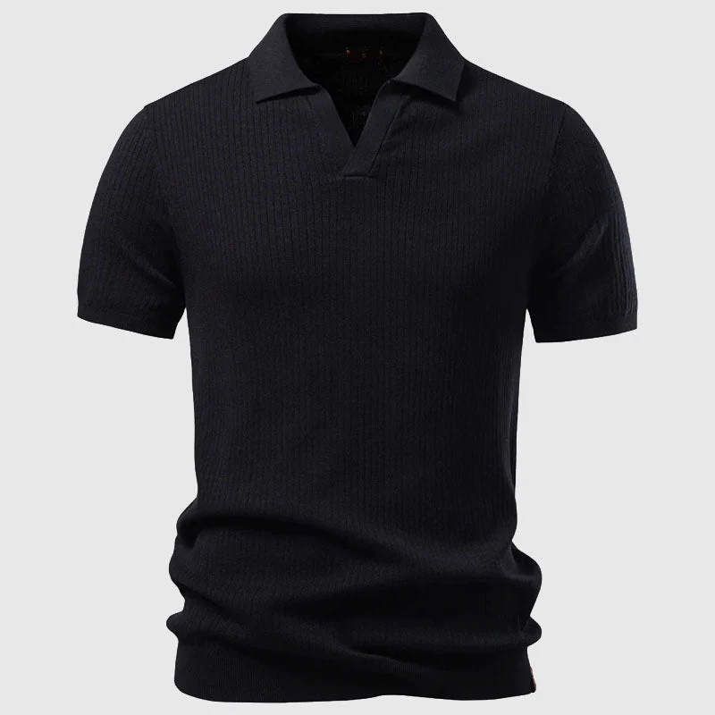 Roberto Russo Polo Shirt with Open Collar - Image 5