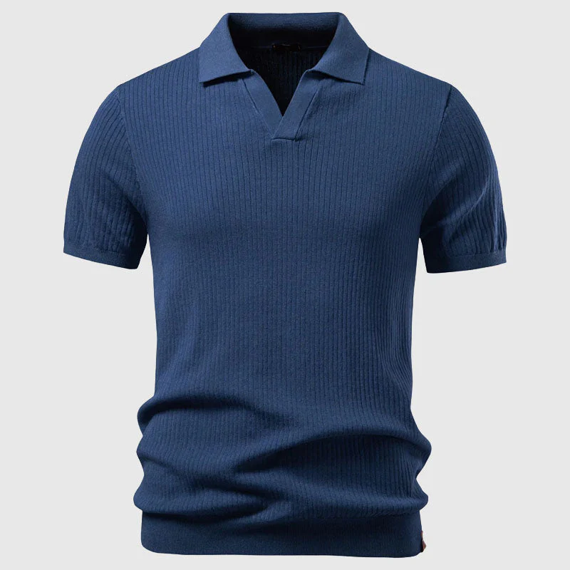 Roberto Russo Polo Shirt with Open Collar - Image 6