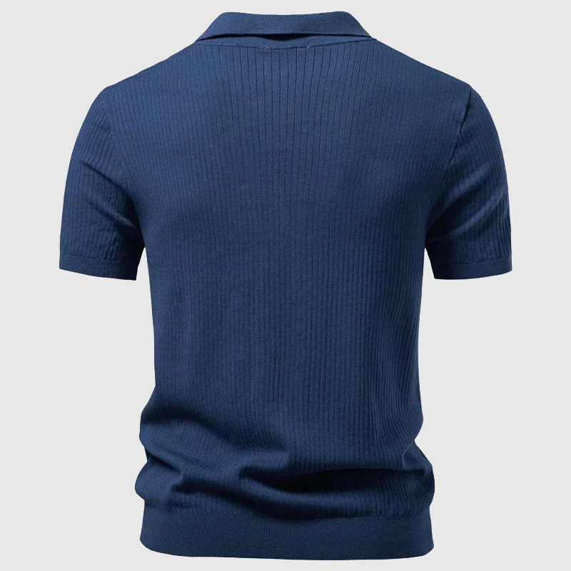 Roberto Russo Polo Shirt with Open Collar - Image 7