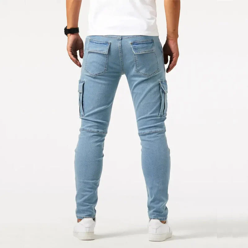 Roberto Russo Slim Fit Cargo Jeans - Image 2