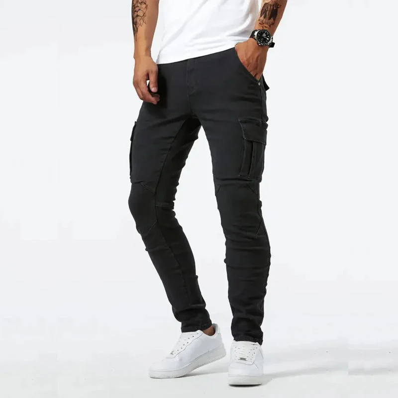 Roberto Russo Slim Fit Cargo Jeans - Image 4