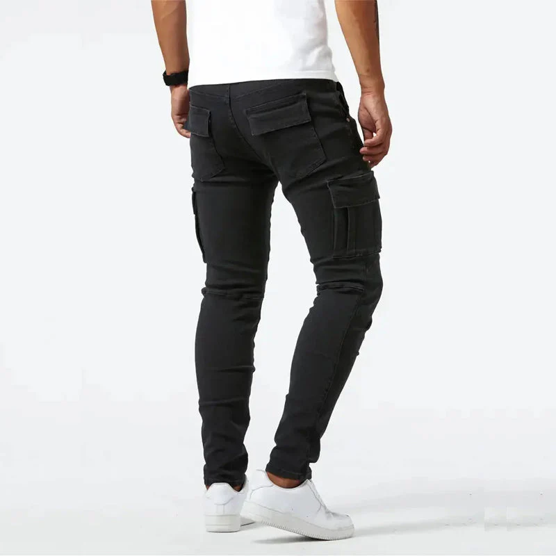 Roberto Russo Slim Fit Cargo Jeans - Image 5