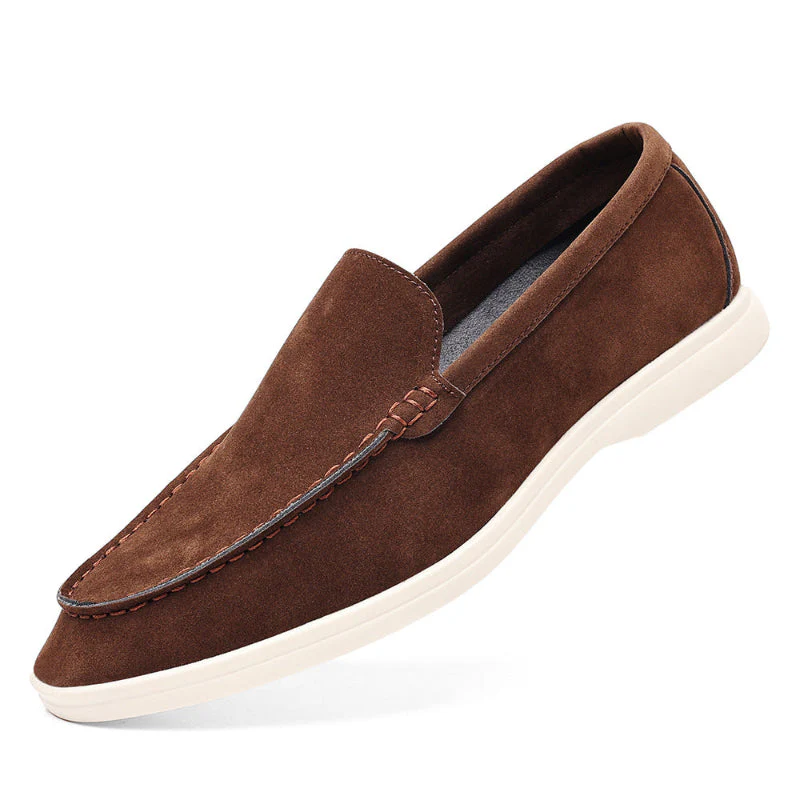 Roberto Russo Slip-On Loafers with Stitch Vamp - Image 5