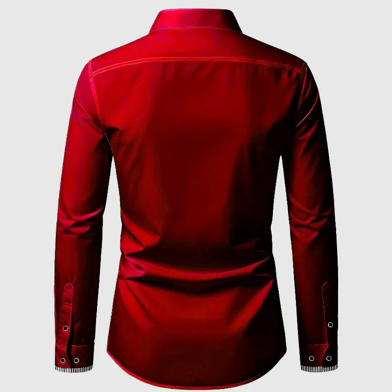 Roberto Russo Smooth Finish Button-Up Shirt - Image 5