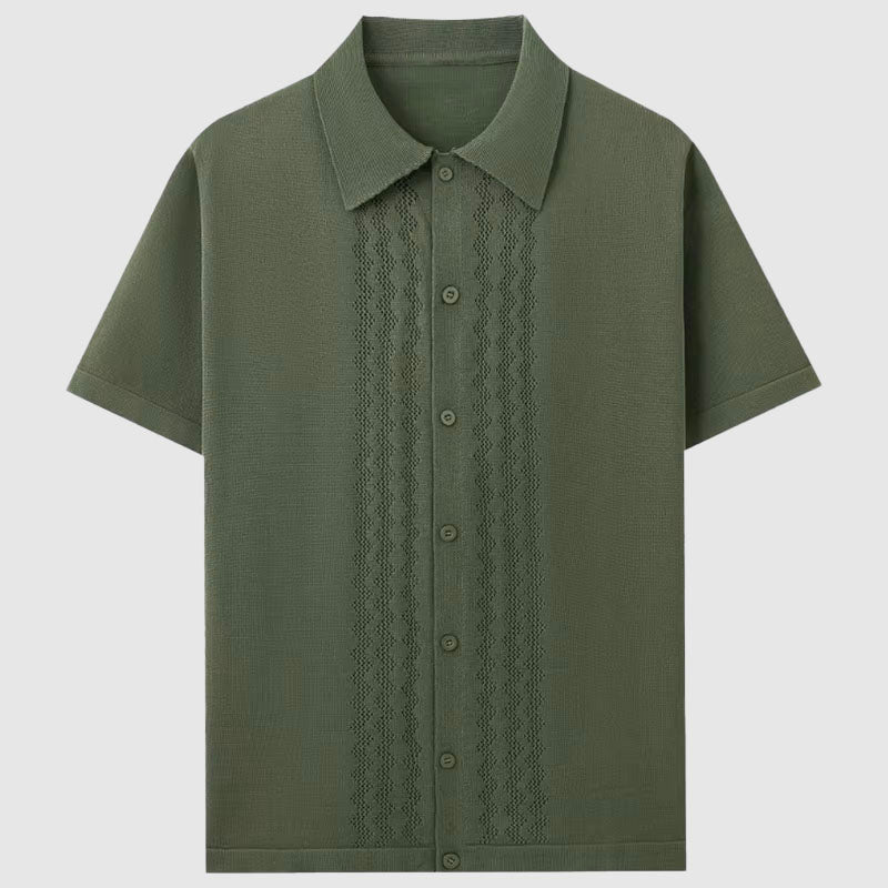 Roberto Russo Summer Knitted Shirt - Image 5