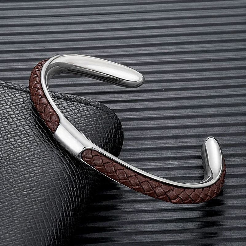 Roberto Russo Woven Cord Open Bracelet - Image 4