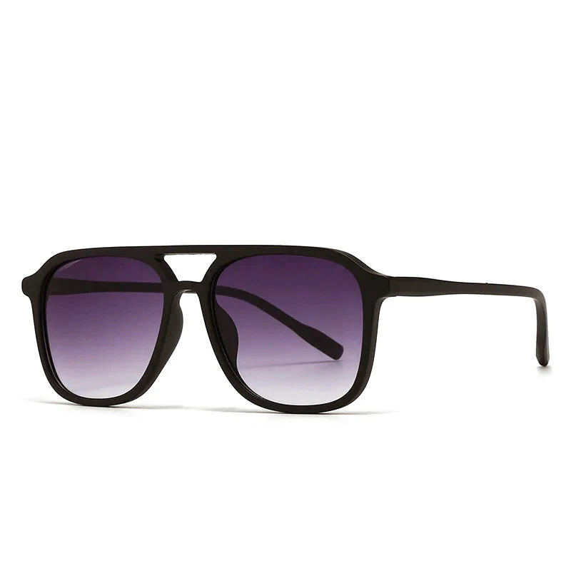 Soft Square Sunglasses with Double Bridge - Image 3