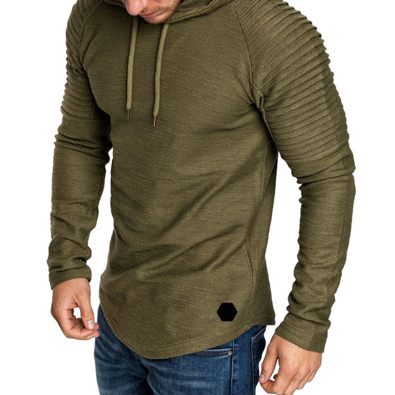 Slim Fit Autumn Casual Hoodie for Men - Image 2