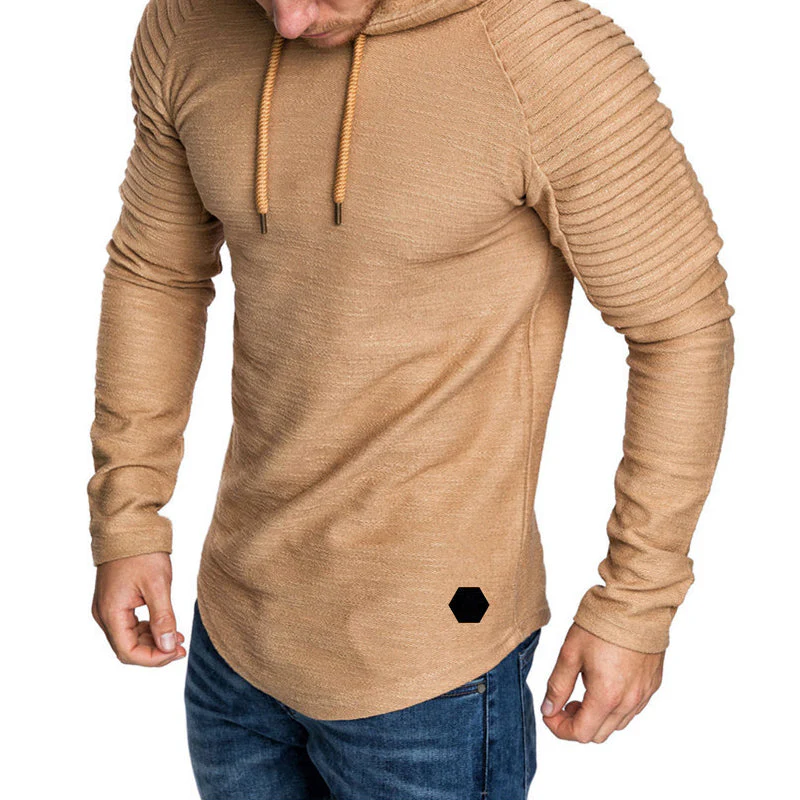 Slim Fit Autumn Casual Hoodie for Men - Image 3
